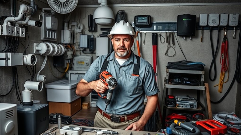 installation professionnelle versus bricolage